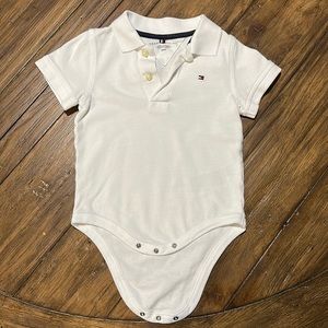 24M Tommy Hilfiger Boys Collared Onesie